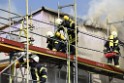 Dachstuhlbrand Koeln Poll Geislarerstr P262